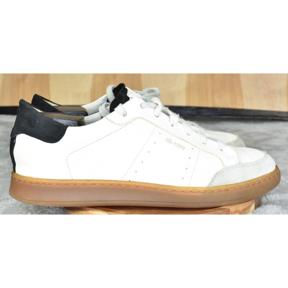 Sam Edelman Josi Women Shoes Size 9 M White/Black Leather Comfort Sneakers - Picture 3 of 12